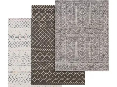 Rug Set 216 3D model