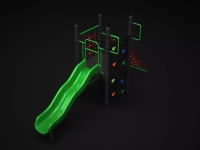 Teenagers Outdoors Toys 3D model