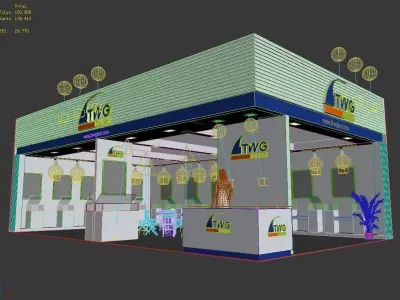 Exhibition - Area - 12X7-3DMAX2009-06 3D model