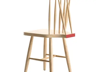 Branca RB Dining Chair 3D model