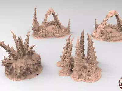 Tyty bug party terrain remix Part 9 Free 3D print model
