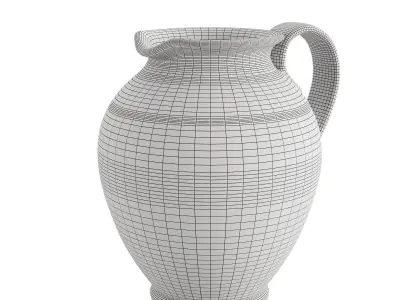 Cream Pitcher 3D model