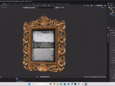 WALL MIROR 3D model