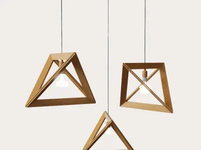 Lampenrahmen Herr Mandel Lamp 3D model