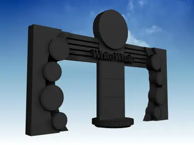 Fair Gate exhibition Event a384d 3D model