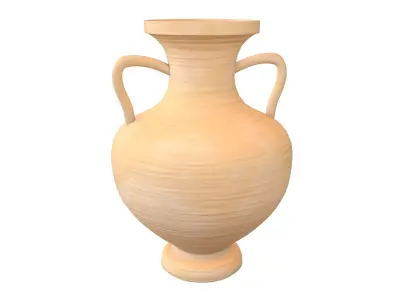 Roman Pottery v2 004 Low-poly 3D model