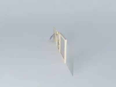 Picture Frame Bespoke Little Flutist Free 3D model