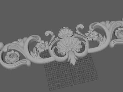 dekor ornament 3D model 2