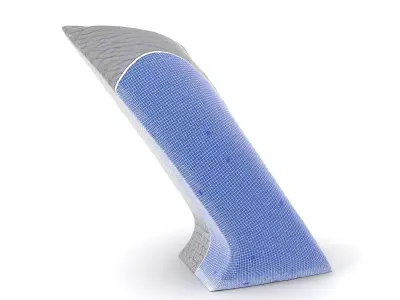 Geometric Silver Arch model pack Low-poly 3D model