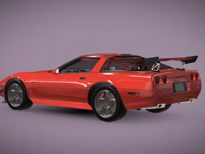 Chevrolet Corvette C4 ZR1 - 1983-1996 3D model