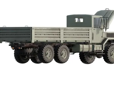 M939 series 5-ton 6 by 6 truck 3D model