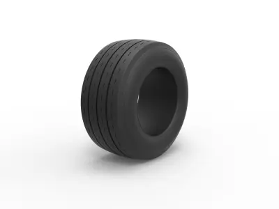 Race tire Scale 1 to 10 3D print model
