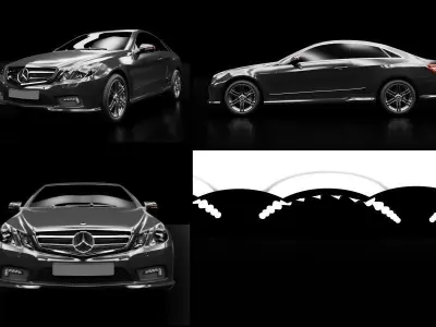 Luxurious 3D Car Studio HDRI Pack 20 Maps  3D model