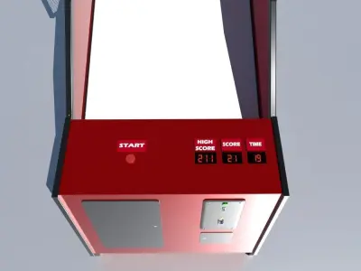 Arcade Basketball Game Machine 3D model