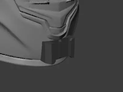 NEXX X R3R Chin Mount - GoPro Mount 3D print model