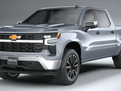 Chevrolet Silverado 1500 LT CG 2022 3D model