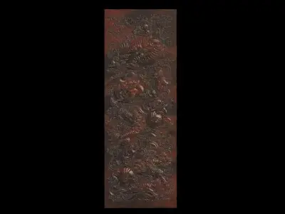 Sculpture relief 3D model
