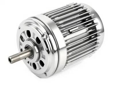 Electric Motor D Model Pack Low-poly 3D model
