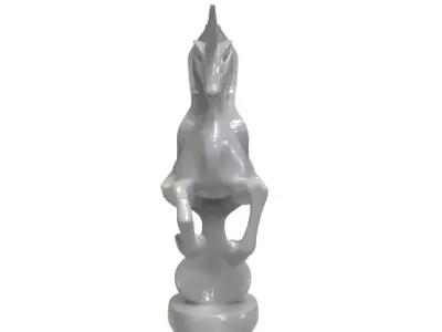 3d Horse Sculpture 3D print model