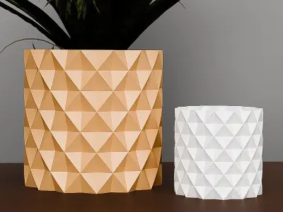 Diamond Planter-1 3D print model