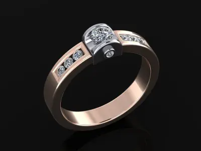 Man Ring 11 3D print model