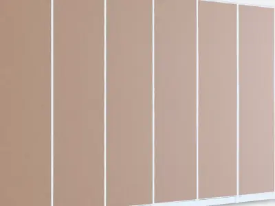 PAX 6 wardrobe frames 1 Low-poly 3D model