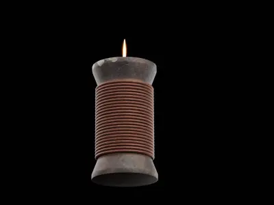 Candlelight Holder  Low-poly 3D model