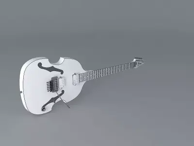 Paul Gilberts Ibanez violin guitar Free 3D model