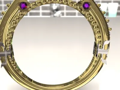 prom  university ring      psicology 3D print model