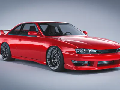 Nissan 240sx Silvia S14 3D model