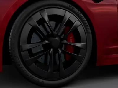 Tesla model S Plaid 3D model