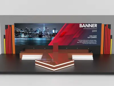 Stage 3D model buy