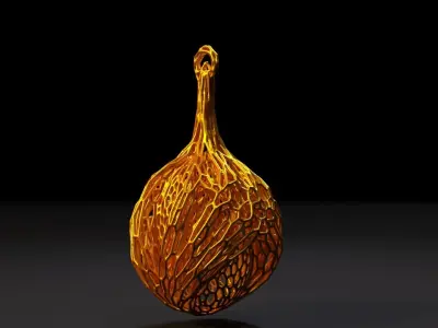 Christmas ball on the tree 3D print model