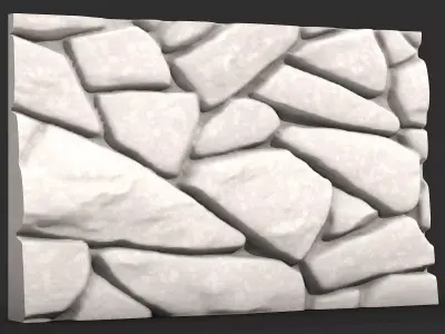 Wall Archway Stone Detail 3D print model