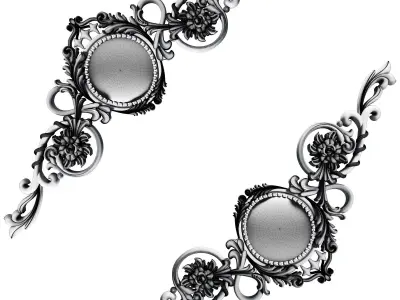 Decorative Ornamental 42 3D model