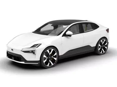 Polestar 4 2024 3d model  3D model