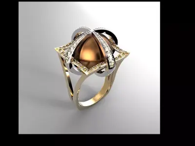 Diamond Ring 3D model buy