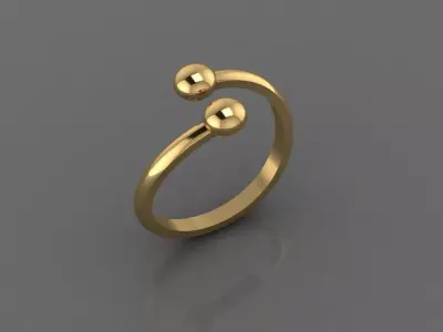 Women Ring 3D print model