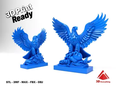 Eagle Sculpture 3D print model