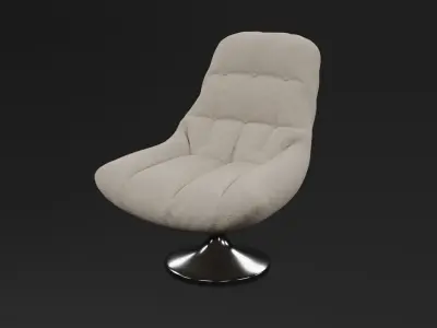 soft chair 3D model purchase