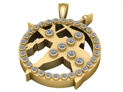 Aviation Pendant Airplane Jewelry  pendant  3D print model