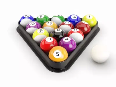 Billiard Balls 3D model