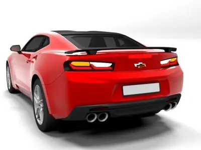 CHEVROLET CAMARO 2017 Low-poly 3D model