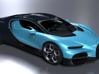 Bugatti Tourbillon 3D model