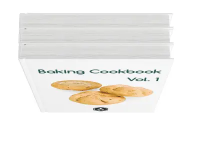 Baking Cookbooks 3D model