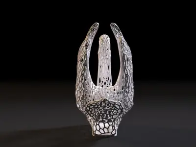 Decorative swan figurine 3D print model