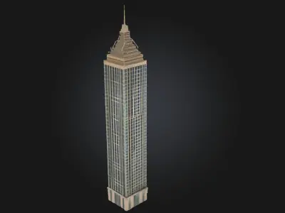 Skyward Pinnacle Iconic Tower Model for Futuristic 3D model