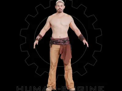 Male Scan - Victor A-pose 3D model