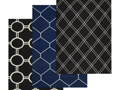 Rug Set 222 3D model