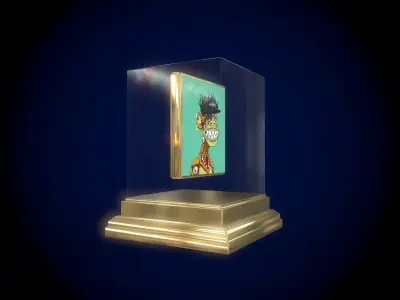 Mutant Ape 21 Gold Club Low-poly 3D model